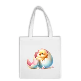 Bavlnená taška - KURIATKO l