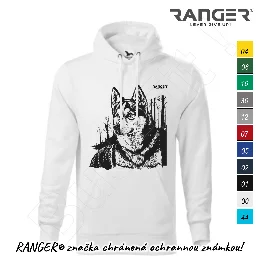 Mikina RANGER®  s kapucňou - VLK - a
