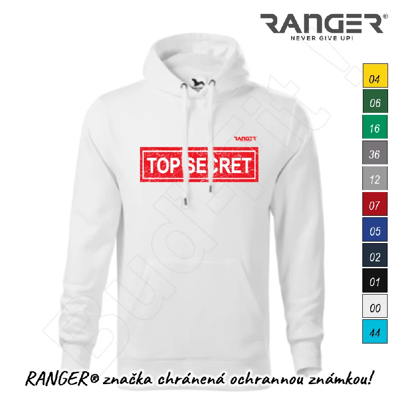 Mikina RANGER®  s kapucňou - TOP SECRET - b