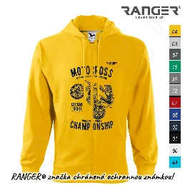 Mikina RANGER® s kapucňou a zipsom -MOTOCROSS - b