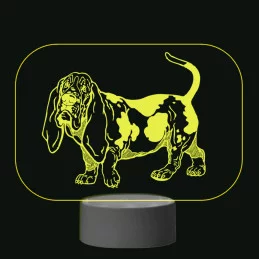 3D Dotyková lampa s diaľkovým ovládaním - PES 01