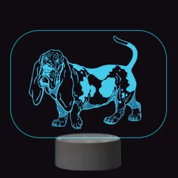 3D Dotyková lampa s diaľkovým ovládaním - PES 01