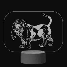 3D Dotyková lampa s diaľkovým ovládaním - PES 01