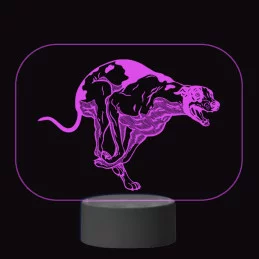 3D Dotyková lampa s diaľkovým ovládaním - PES 02