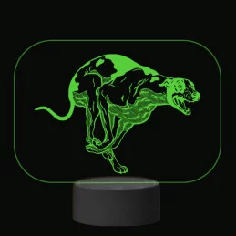 3D Dotyková lampa s diaľkovým ovládaním - PES 02