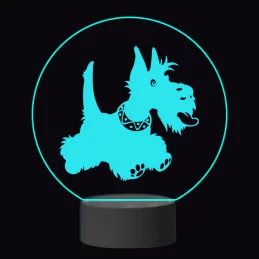 3D Dotyková lampa s diaľkovým ovládaním - PES 04