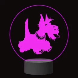 3D Dotyková lampa s diaľkovým ovládaním - PES 04