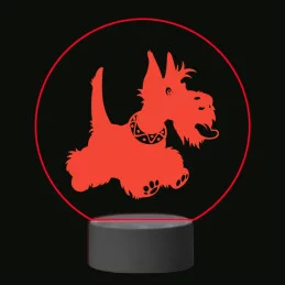 3D Dotyková lampa s diaľkovým ovládaním - PES 04