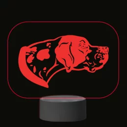 3D Dotyková lampa s diaľkovým ovládaním - PES 05