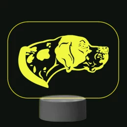 3D Dotyková lampa s diaľkovým ovládaním - PES 05