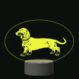 3D Dotyková lampa s diaľkovým ovládaním - PES 06