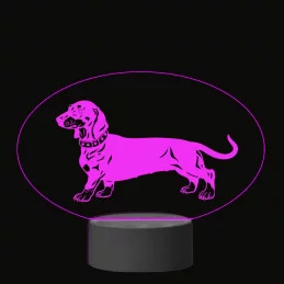 3D Dotyková lampa s diaľkovým ovládaním - PES 06