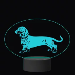 3D Dotyková lampa s diaľkovým ovládaním - PES 06