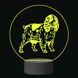 3D Dotyková lampa s diaľkovým ovládaním - PES 07