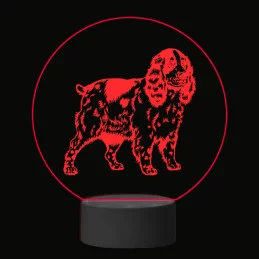 3D Dotyková lampa s diaľkovým ovládaním - PES 07