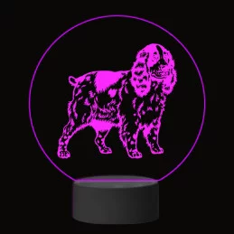 3D Dotyková lampa s diaľkovým ovládaním - PES 07