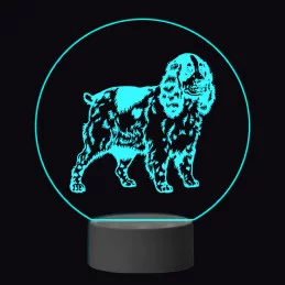 3D Dotyková lampa s diaľkovým ovládaním - PES 07