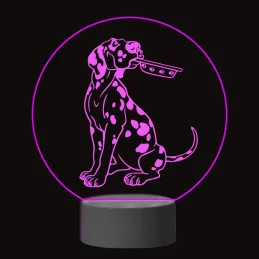 3D Dotyková lampa s diaľkovým ovládaním - PES 08