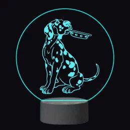 3D Dotyková lampa s diaľkovým ovládaním - PES 08