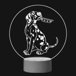 3D Dotyková lampa s diaľkovým ovládaním - PES 08