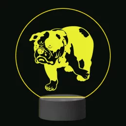 3D Dotyková lampa s diaľkovým ovládaním - PES 09