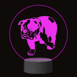 3D Dotyková lampa s diaľkovým ovládaním - PES 09