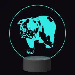 3D Dotyková lampa s diaľkovým ovládaním - PES 09