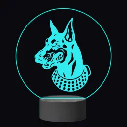 3D Dotyková lampa s diaľkovým ovládaním - PES 10