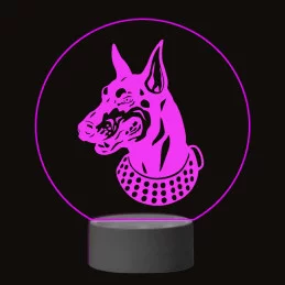 3D Dotyková lampa s diaľkovým ovládaním - PES 10