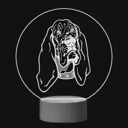 3D Dotyková lampa s diaľkovým ovládaním - PES 11