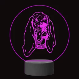 3D Dotyková lampa s diaľkovým ovládaním - PES 11