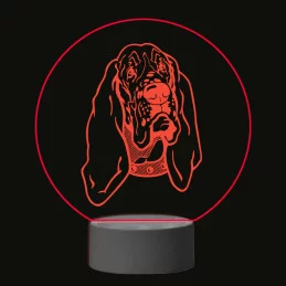 3D Dotyková lampa s diaľkovým ovládaním - PES 11