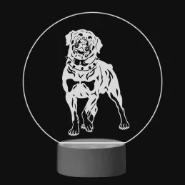 3D Dotyková lampa s diaľkovým ovládaním - PES 13