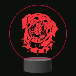 3D Dotyková lampa s diaľkovým ovládaním - PES 14