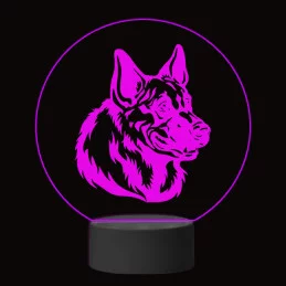 3D Dotyková lampa s diaľkovým ovládaním - PES 17