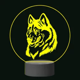 3D Dotyková lampa s diaľkovým ovládaním - PES 18