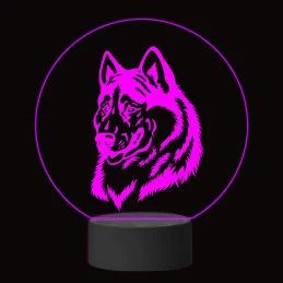 3D Dotyková lampa s diaľkovým ovládaním - PES 18