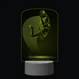 3D Dotyková lampa s...