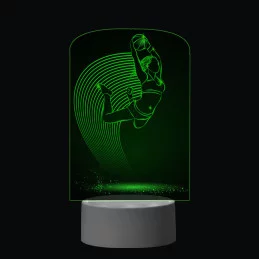 3D Dotyková lampa s diaľkovým ovládaním - BASKETBAL_1