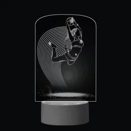 3D Dotyková lampa s diaľkovým ovládaním - BASKETBAL_1