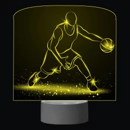 3D Dotyková lampa s diaľkovým ovládaním - BASKETBAL_2