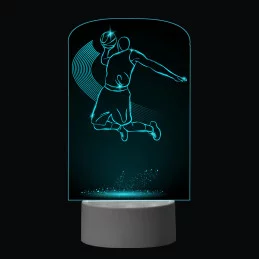 3D Dotyková lampa s...