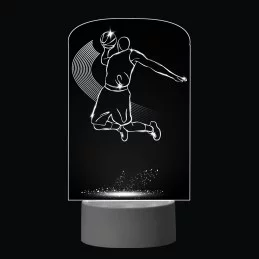 3D Dotyková lampa s diaľkovým ovládaním - BASKETBAL_3
