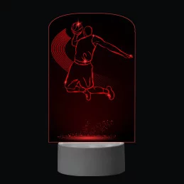 3D Dotyková lampa s diaľkovým ovládaním - BASKETBAL_3