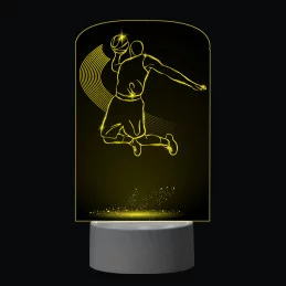 3D Dotyková lampa s diaľkovým ovládaním - BASKETBAL_3