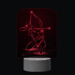 3D Dotyková lampa s...