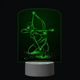 3D Dotyková lampa s diaľkovým ovládaním - LUKOSTRELBA