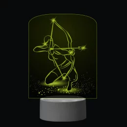 3D Dotyková lampa s diaľkovým ovládaním - LUKOSTRELBA