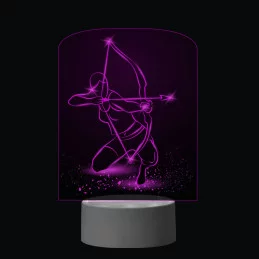 3D Dotyková lampa s diaľkovým ovládaním - LUKOSTRELBA