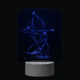 3D Dotyková lampa s diaľkovým ovládaním - LUKOSTRELBA